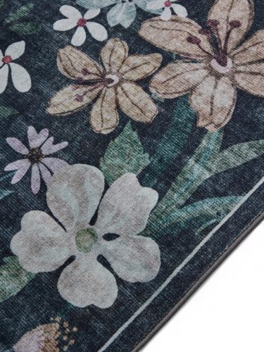 Washable Rug Milly Multicolour/Black 15x15 cm Sample