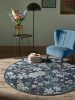Washable Rug Milly Multicolour/Black ø 160 cm round
