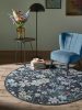 Washable Rug Milly Multicolour/Black ø 160 cm round