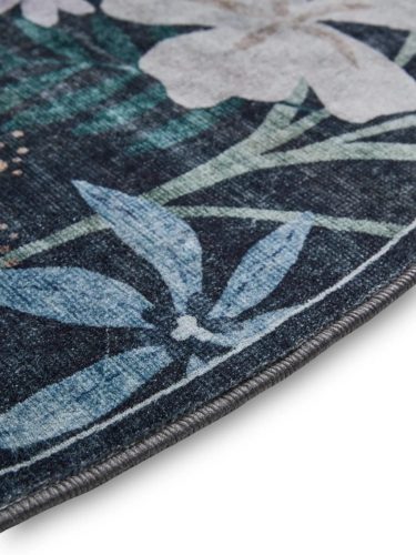 Washable Rug Milly Multicolour/Black ø 160 cm round