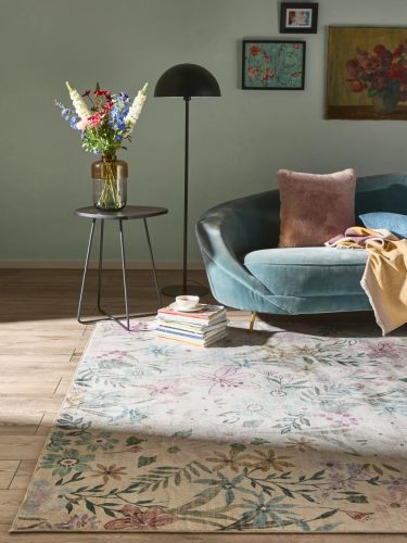 Washable Rug Milly Multicolour/White 80x150 cm