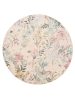 Washable Rug Milly Multicolour/White ø 160 cm round