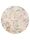 Washable Rug Milly Multicolour/White ø 160 cm round