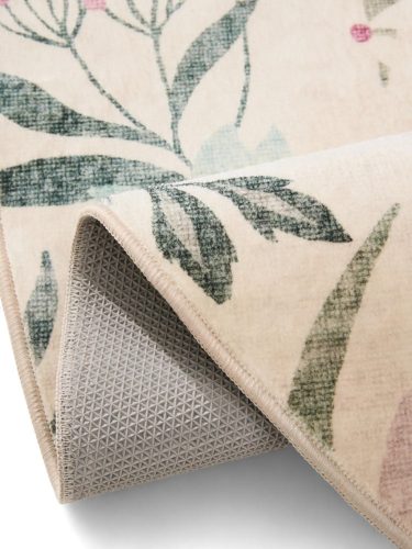 Washable Rug Milly Multicolour/White ø 160 cm round