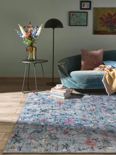 Washable Rug Milly Multicolour/Blue 80x150 cm