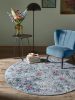 Washable Rug Milly Multicolour/Blue ø 160 cm round