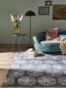 Washable Rug Milly Charcoal/Blue 120x170 cm