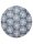 Washable Rug Milly Charcoal/Blue ø 160 cm round