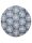 Washable Rug Milly Charcoal/Blue ø 160 cm round