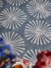 Washable Rug Milly Charcoal/Blue ø 160 cm round
