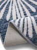 Washable Rug Milly Charcoal/Blue ø 160 cm round