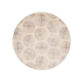 Washable Rug Milly Beige ø 160 cm round