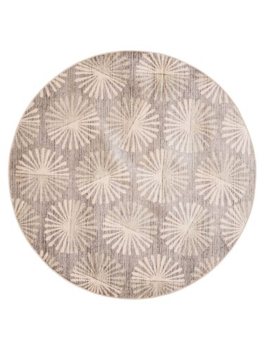Washable Rug Milly Taupe ø 160 cm round