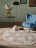 Washable Rug Milly Taupe ø 160 cm round
