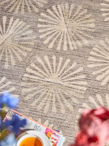 Washable Rug Milly Taupe ø 160 cm round