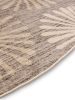 Washable Rug Milly Taupe ø 160 cm round