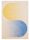Washable Rug Luna Blue/Yellow 15x15 cm Sample