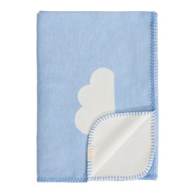 Cotton blanket Lumi Light Blue 75x100 cm