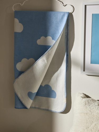 Cotton blanket Lumi Light Blue 75x100 cm