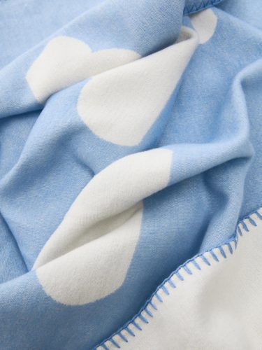 Cotton blanket Lumi Light Blue 75x100 cm
