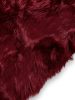 Washable Shaggy Rug Nanuk Bordeaux 160x230 cm