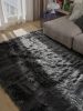Washable Shaggy Rug Nanuk Charcoal 80x150 cm