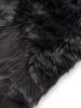 Washable Shaggy Rug Nanuk Charcoal 80x240 cm