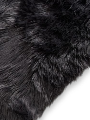 Washable Shaggy Rug Nanuk Charcoal 80x240 cm
