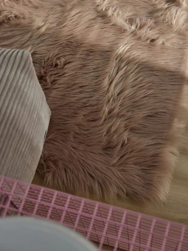 Washable Shaggy Rug Nanuk Beige 120x170 cm