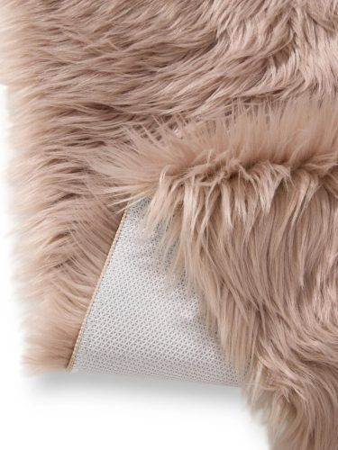 Washable Shaggy Rug Nanuk Beige 15x15 cm Sample