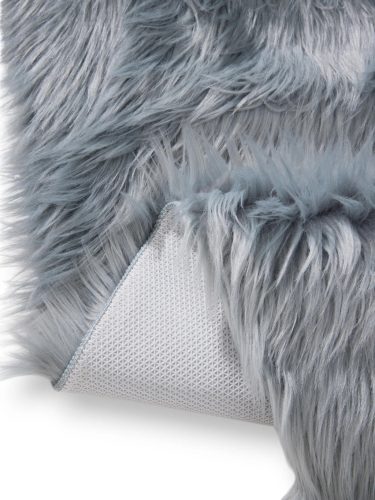 Washable Shaggy Rug Nanuk Blue 15x15 cm Sample