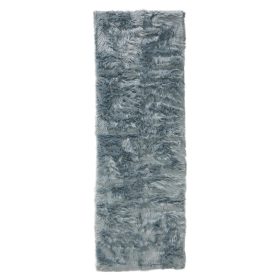 Washable Shaggy Rug Nanuk Blue 80x240 cm