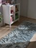 Washable Shaggy Rug Nanuk Blue 80x240 cm