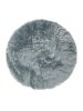 Washable Shaggy Rug Nanuk Blue ø 80 cm round