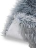 Washable Shaggy Rug Nanuk Blue ø 80 cm round