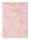 Washable Shaggy Rug Nanuk Pink 60x120 cm