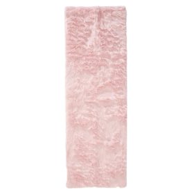 Washable Shaggy Rug Nanuk Pink 80x240 cm