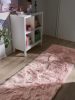 Washable Shaggy Rug Nanuk Pink 80x240 cm