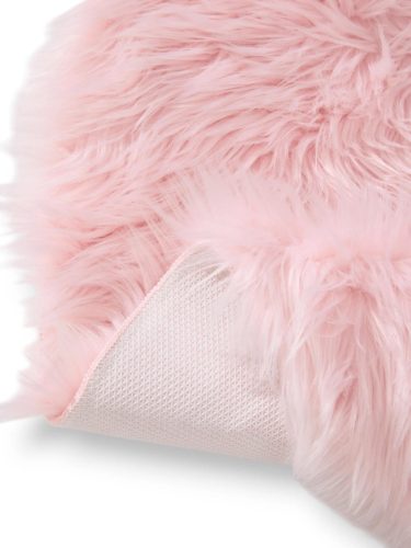Washable Shaggy Rug Nanuk Pink ø 120 cm round