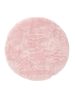 Washable Shaggy Rug Nanuk Pink ø 80 cm round