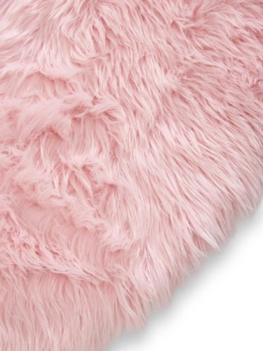 Washable Shaggy Rug Nanuk Pink ø 80 cm round