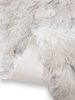 Washable Shaggy Rug Nanuk Black/White 15x15 cm Sample