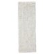 Washable Shaggy Rug Nanuk Black/White 80x240 cm
