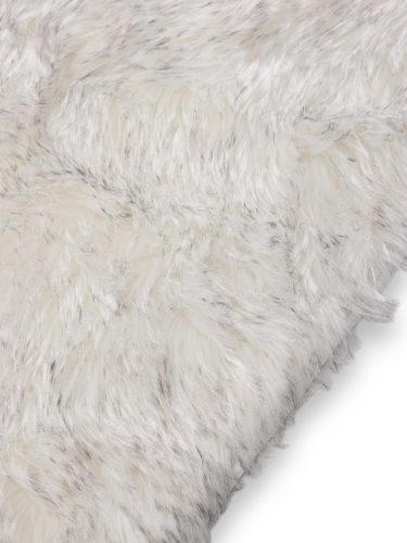 Washable Shaggy Rug Nanuk Black/White 80x240 cm