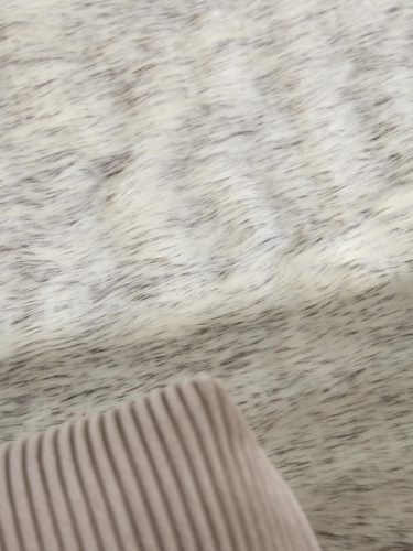 Washable Shaggy Rug Nanuk Black/White ø 80 cm round