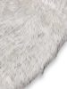 Washable Shaggy Rug Nanuk Black/White ø 80 cm round
