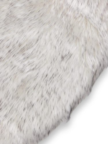 Washable Shaggy Rug Nanuk Black/White ø 80 cm round