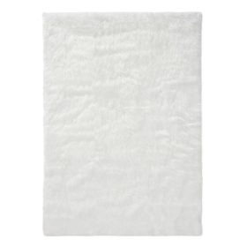 Washable Shaggy Rug Nanuk White 160x230 cm