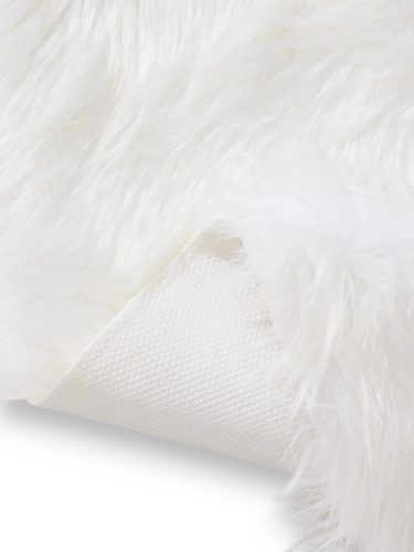 Washable Shaggy Rug Nanuk White 60x120 cm