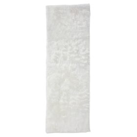 Washable Shaggy Rug Nanuk White 80x240 cm